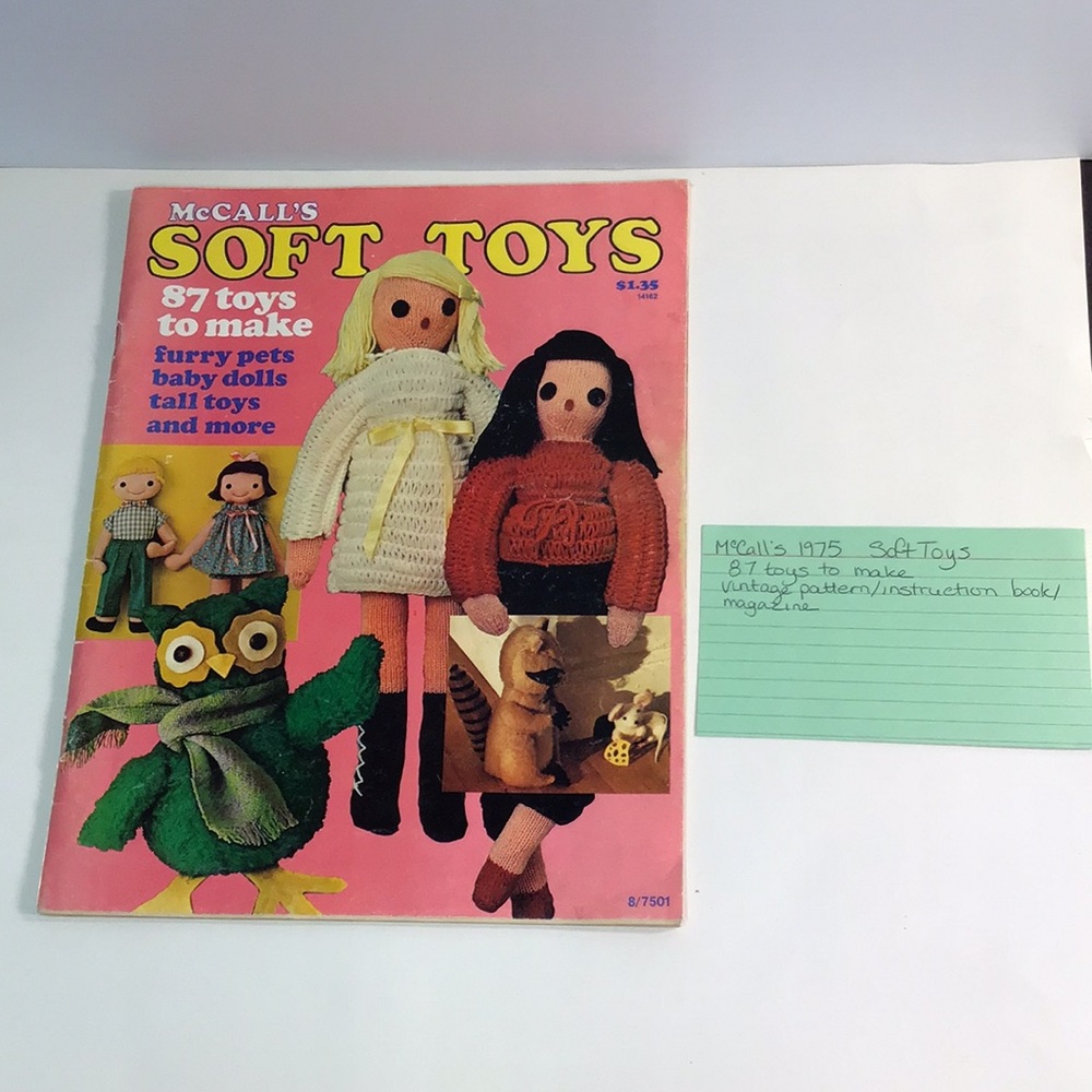 Soft Toys Pattern Book